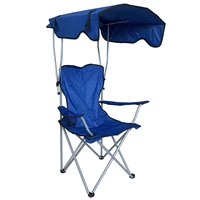 outdoor portable folding chair oxford cloth with sun shade fishing chair with canopy tent umbrella beach chair