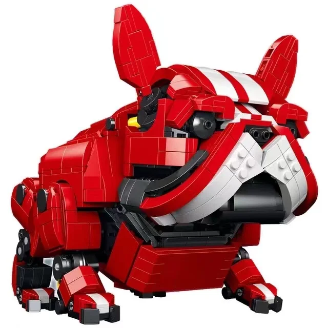 

Creative Ideas Bulldog Building blocks Figures Animals Pet Dog Home Decoration Bricks Toys Boys Girls Collection Gift