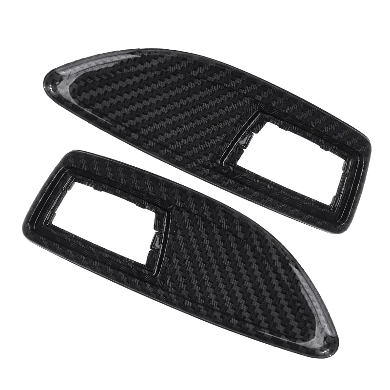 

1 пара автомобильных боковых габаритных фонарей, ретранслятор лампы, индикатор, Обшивка Рамы, подходит для Vauxhall Corsa VXR D, Стиль углеродного волокна