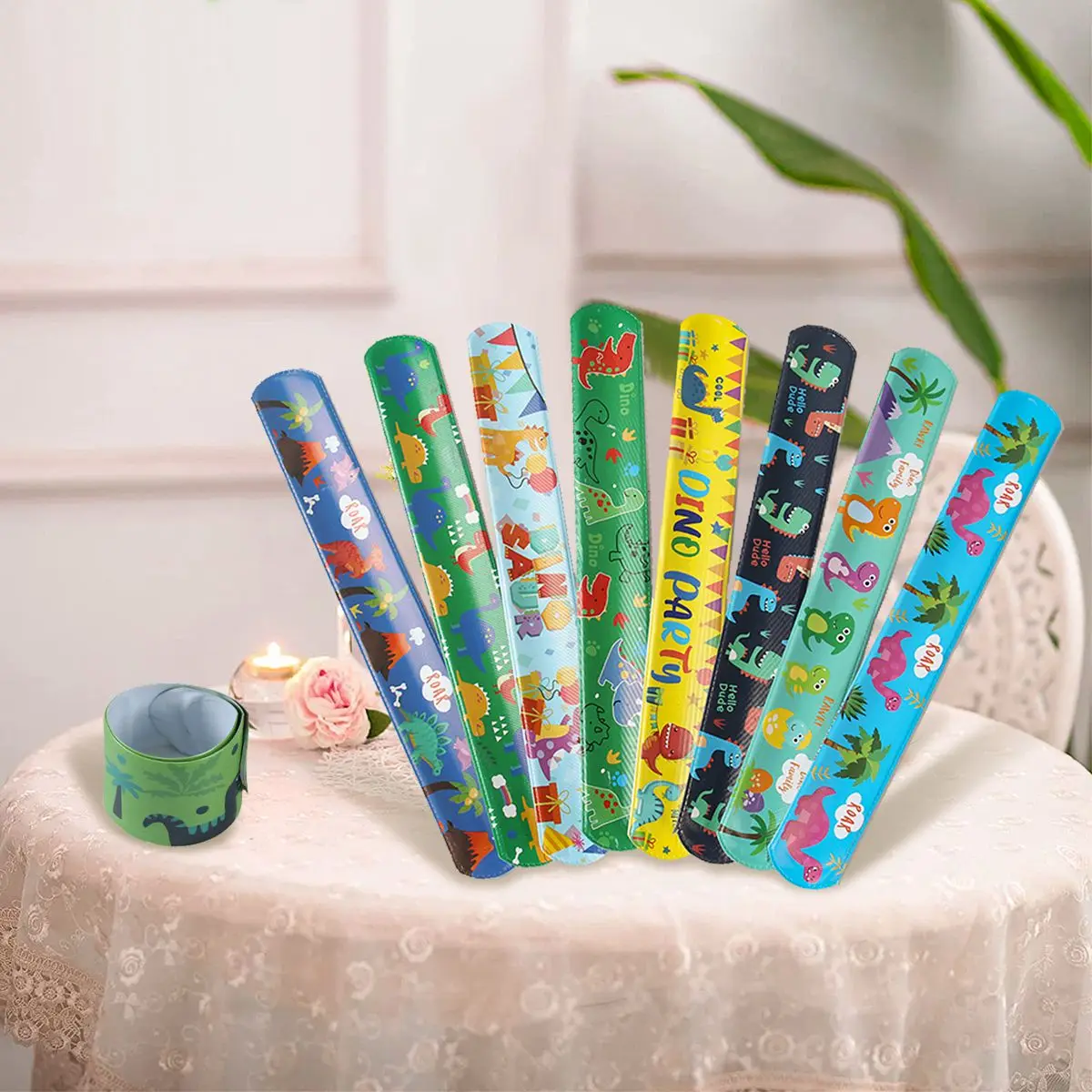 Набор Браслетов С Изображением Динозавра Русалки Единорога И Животных-сувениры