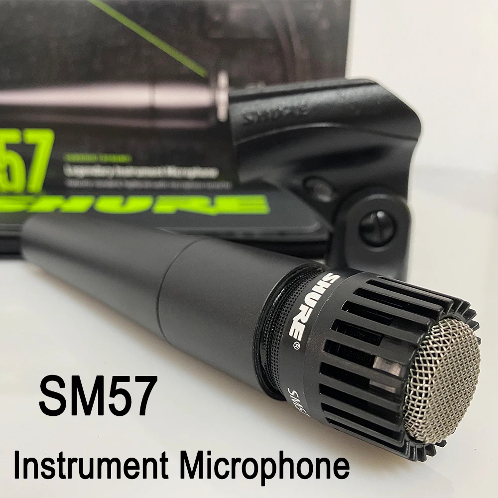 

SM57 Instrument Drum Microphone sm57lc Professional Wired Dynamic Mic SM57LC Microfonos for Guitar Amp, Bass Amp, Snare drum kit