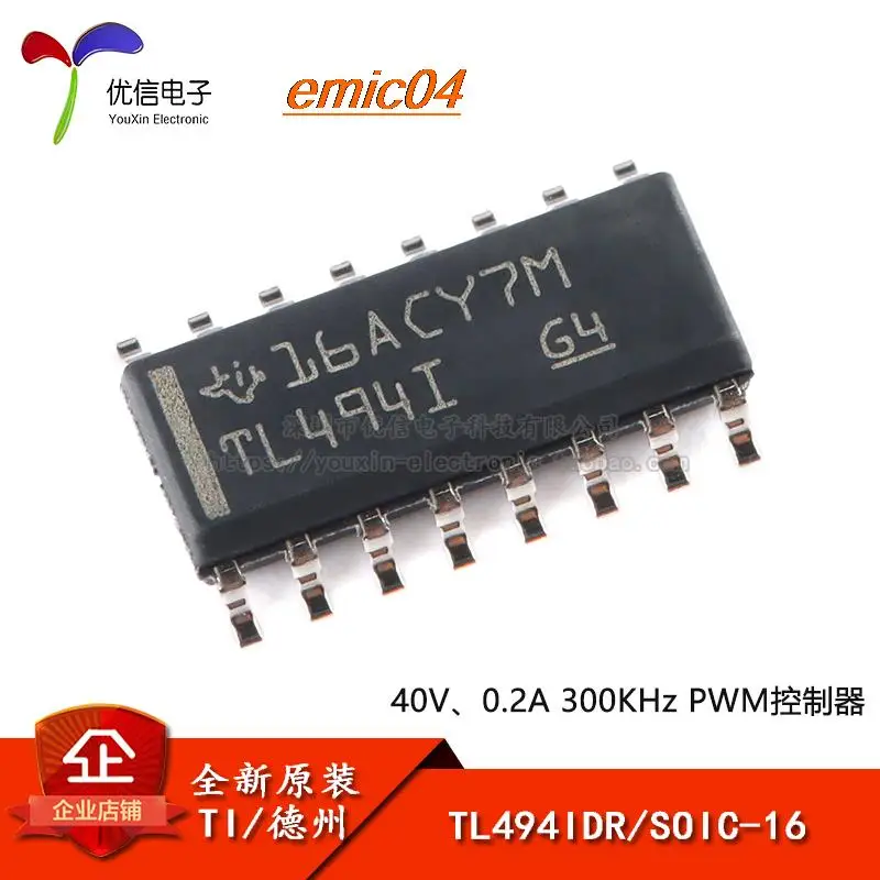 

10 шт., Оригинальные Запасные детали tl494дr, 300 кГц, PWM