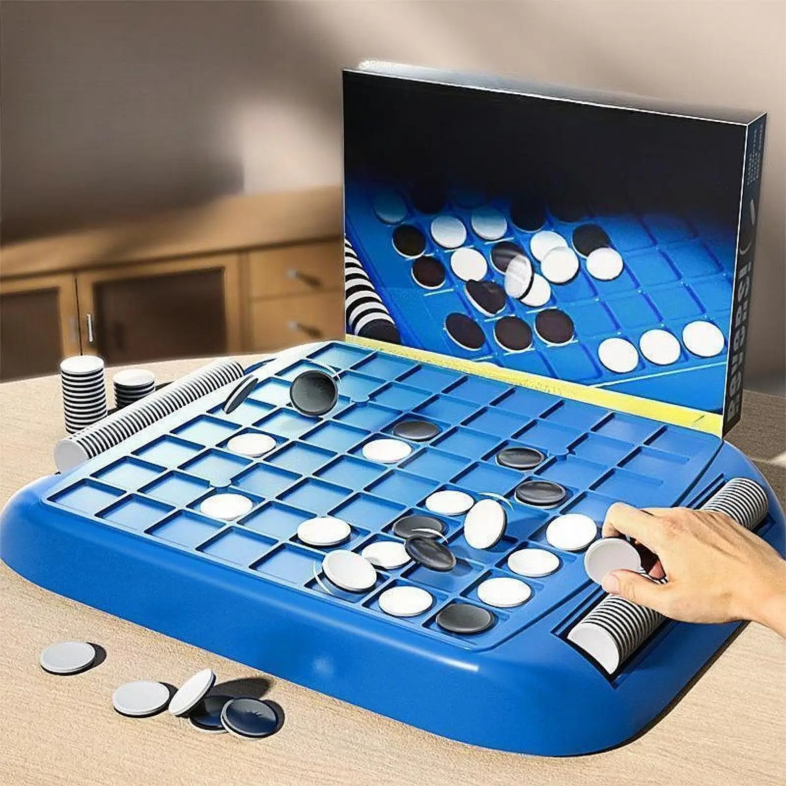 Стратегическая настольная игра Reversi развивающая игрушка для 2 игроков