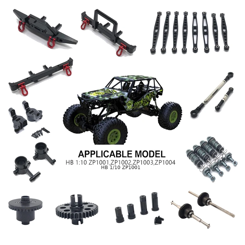Набор запасных частей RCGOFOLLOW 1/10 HB ZP1001 ZP1002 ZP1003 ZP1004 для радиоуправляемых моделей