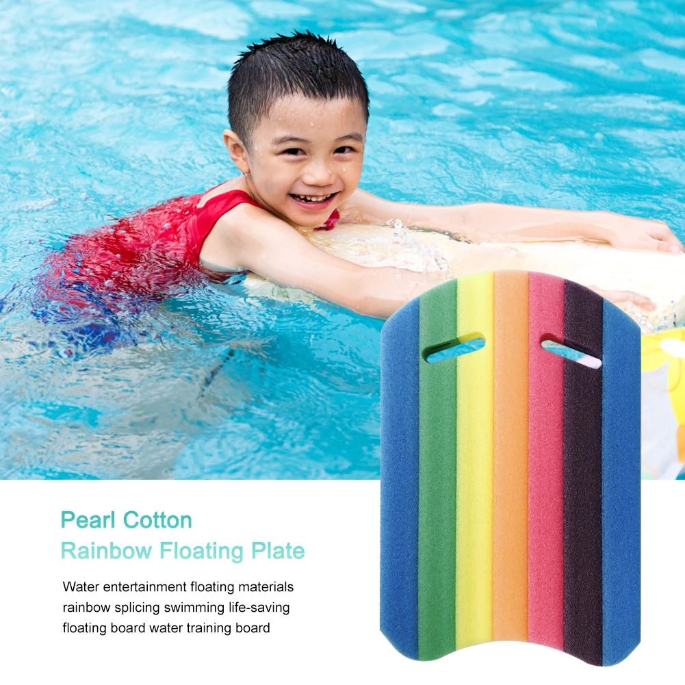 

Rainbow Swimming Floating Foam Board Float Adjustable Waistband Belt EVA Board Swimming Training Equipment Air Mattress