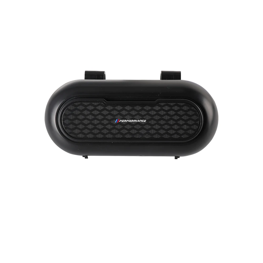 ABS Car Sun Visor Glasses Clip Sunglasses Storage Box For BMW M Power Performance X3 X4 E90 F10 M1 M3 M5 F20 M6 E92 G32 G20 G29