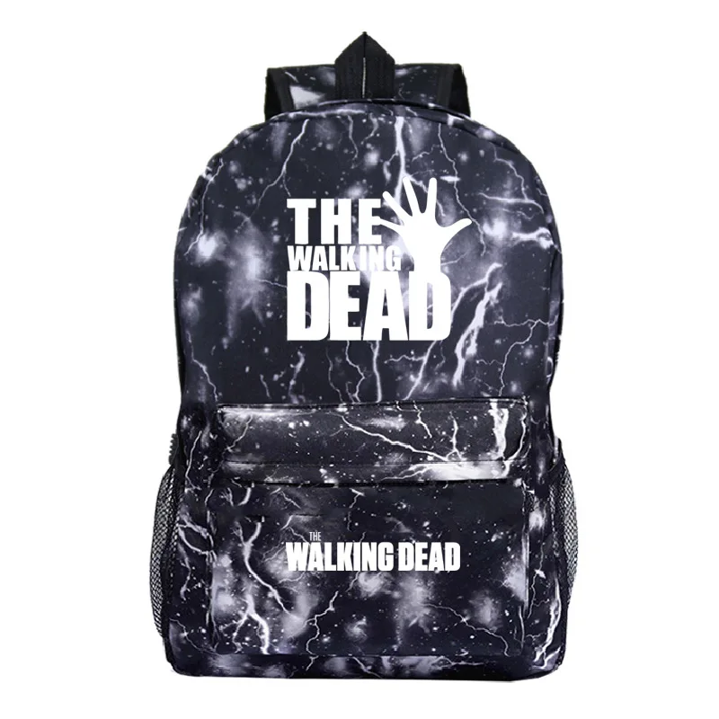 The Walking Dead Backpack Students Back to School Book Bag Boy Girl Book Bag Teens Large capacity Bag  Laptop Bag kids Mochila