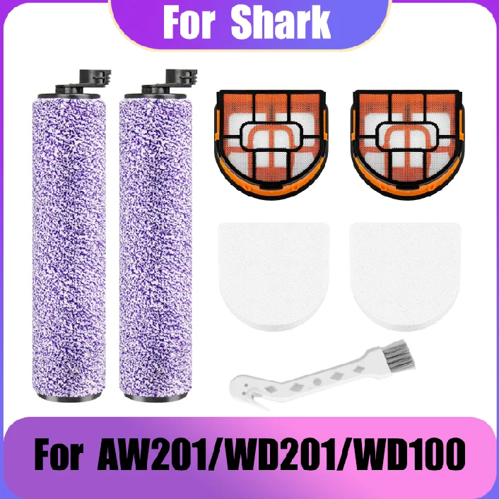 Фото Валик-щетка и фильтр для пылесосов Shark HydroVac WDB1F2, AW201, AW302, WD201, WD100, WD200, WD101, WD200C, WD201C, WD101C – Запчасти для пылесосов HydroVac №1
