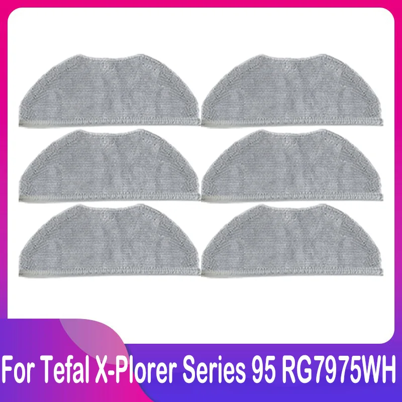 Подходит для Rowenta Tefal X-Plorer Serie 95 RG7975WH RG7987WH Детали Основной ролик Боковая щетка HEPA-фильтр Тряпка для швабры Замена