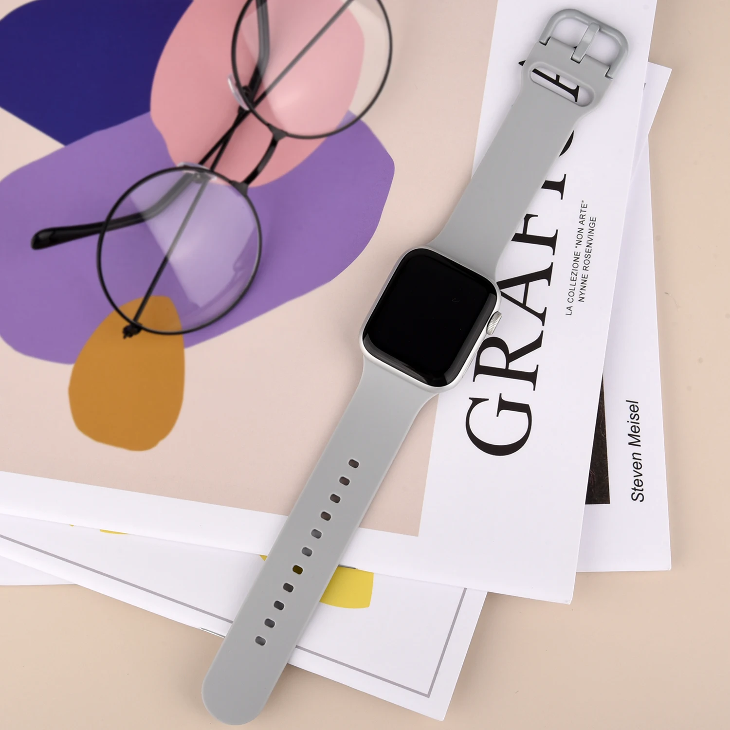 Strap For Apple Sport Watch band 44mm 40mm for iwatch Bracelet series 7 6 Se 5 4 3 2 1 42mm 38mm correa watchband accessories