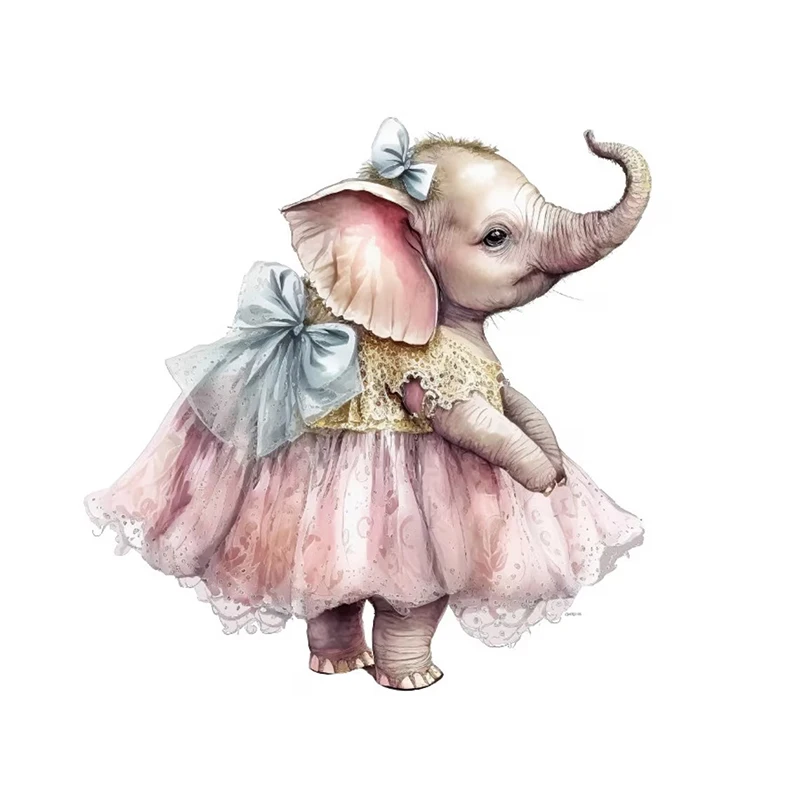 

ПВХ наклейка на стену "Милый слон"