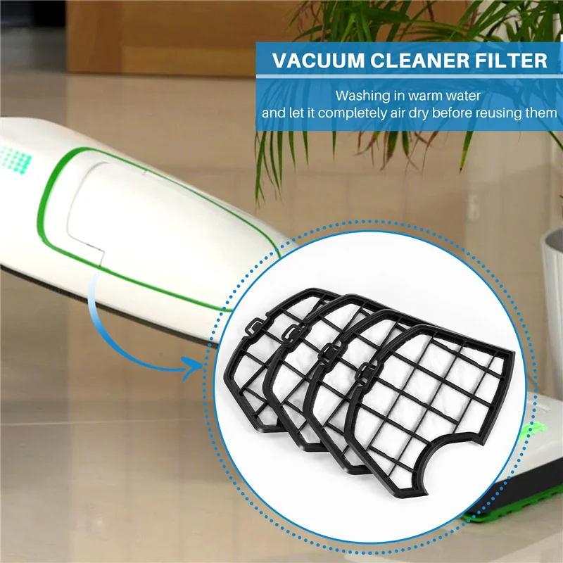 4 шт. сменный фильтр двигателя защитный для пылесоса Vorwerk Kobold VK140 VK150