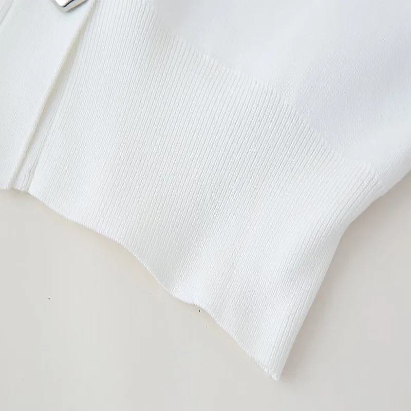 Женский модный вязаный жилет с цветочным принтом Koekop на пуговицах v-образным