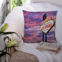 las vegas custom pillowcase cushion cover home decor hotel car seat backrest sofa pillow case 221217 33