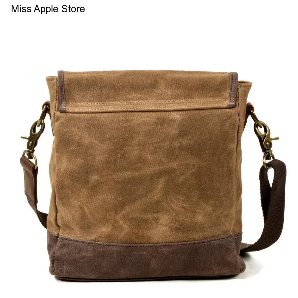 Purse Sling Shoulder Bag Olive Green waxed Canvas Everyday