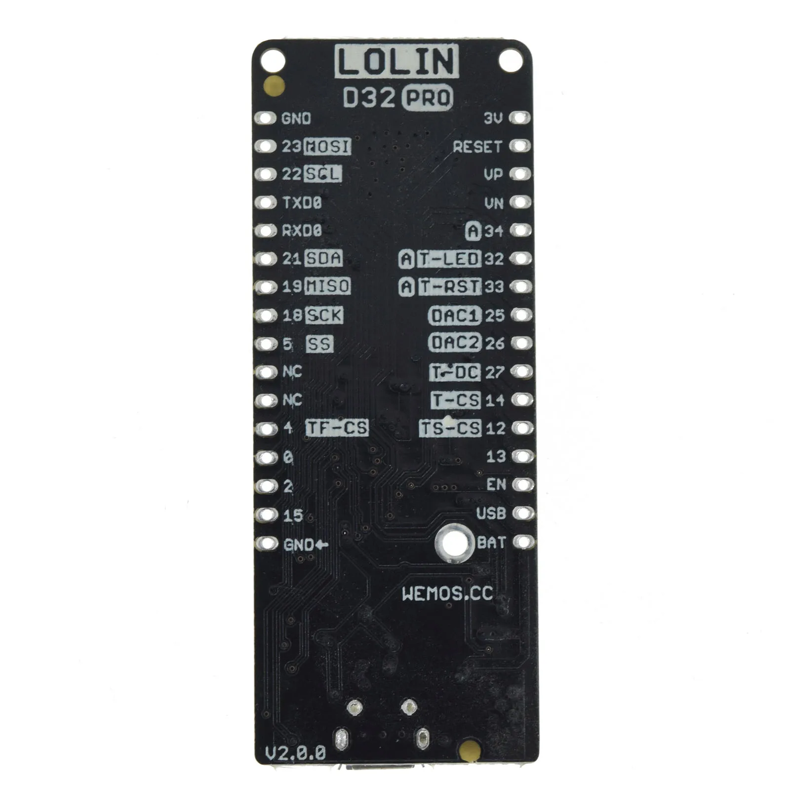 LOLIN D32 Pro V2.0.0-плата wifi и bluetooth на основе ESP-32 esp32 Rev1 ESP32-WROVER 16MB 8MB 4MB FLASH PSRAM MicroPython |