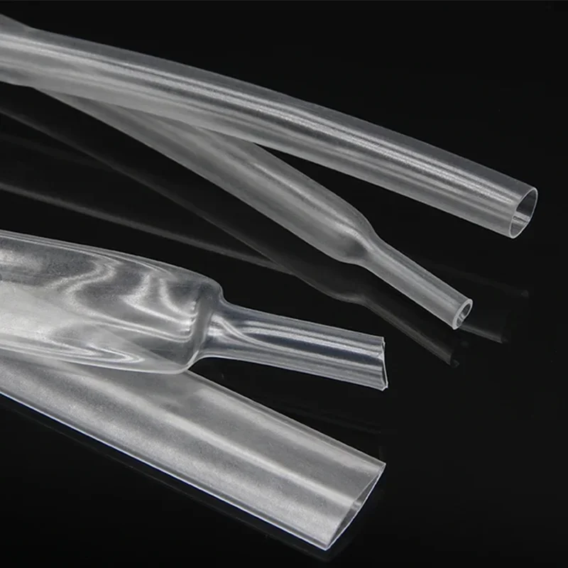 1 метр прозрачного диаметра 2 3 4 5 6 7 8 9 10 12 14 16 20 25 30 40 50 мм термоусадочная трубка 2:1