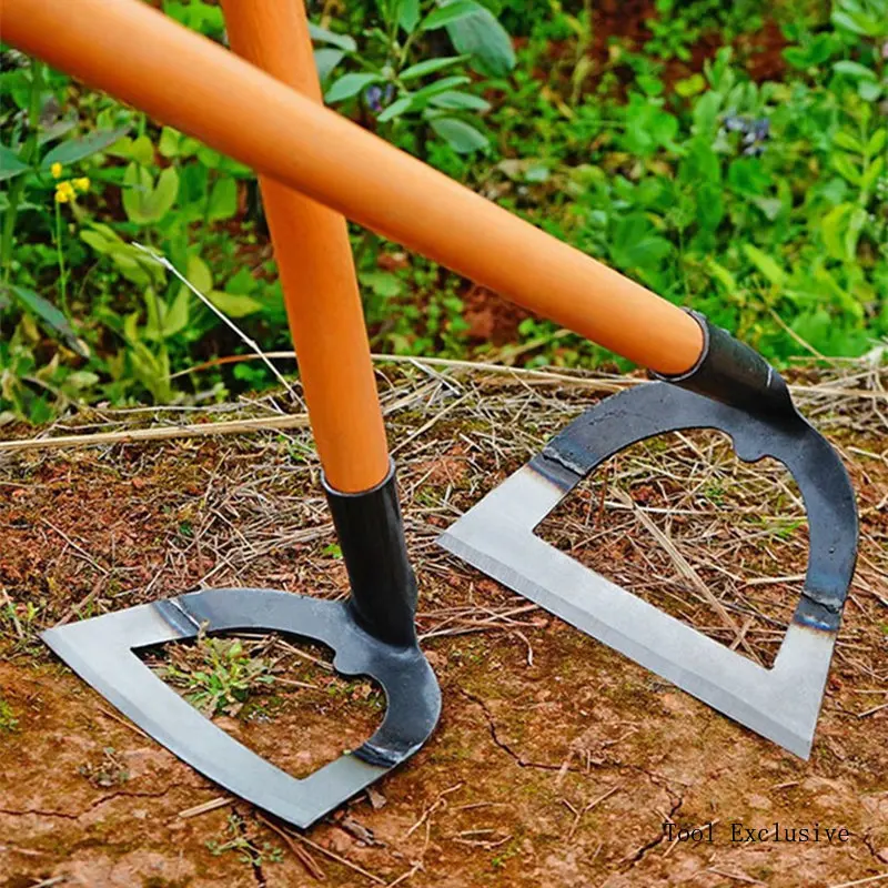 

Gardening Tools Hand Tools Hoe Garden And Rake Tools Weed Remover Equipment Weeding Manganese Steel Agriculture Hollow Hoe