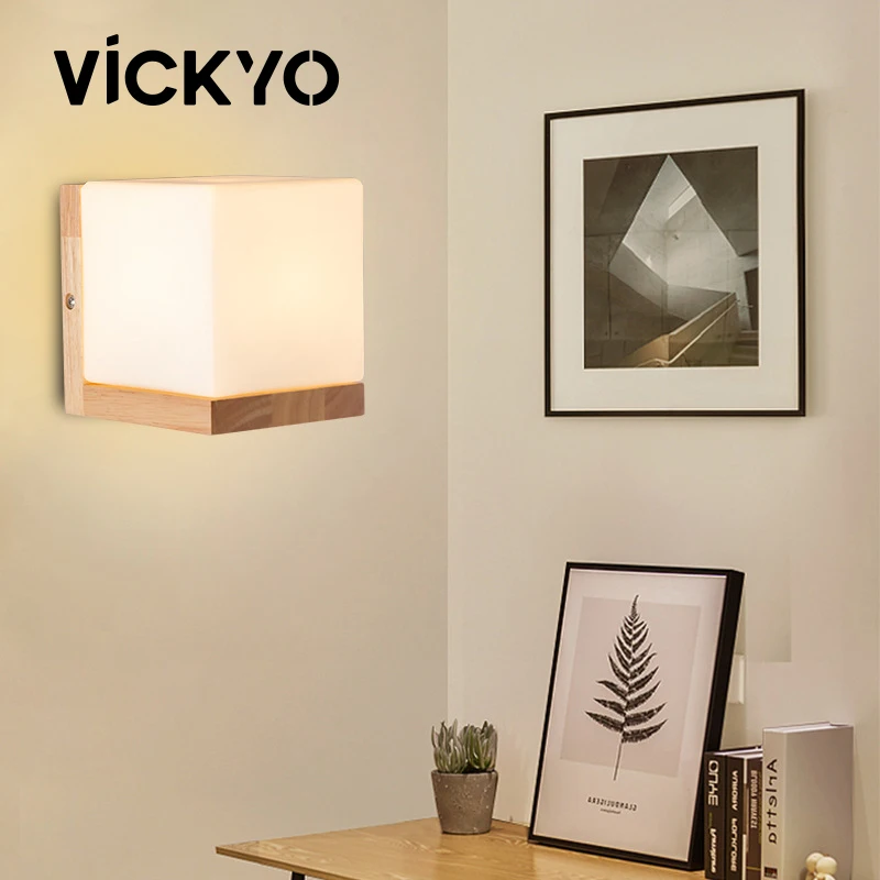 

Минималистичный настенный светильник VICKYO в скандинавском стиле для спальни, креативный светильник для гостиной, комнатный светильник для лестницы и коридора
