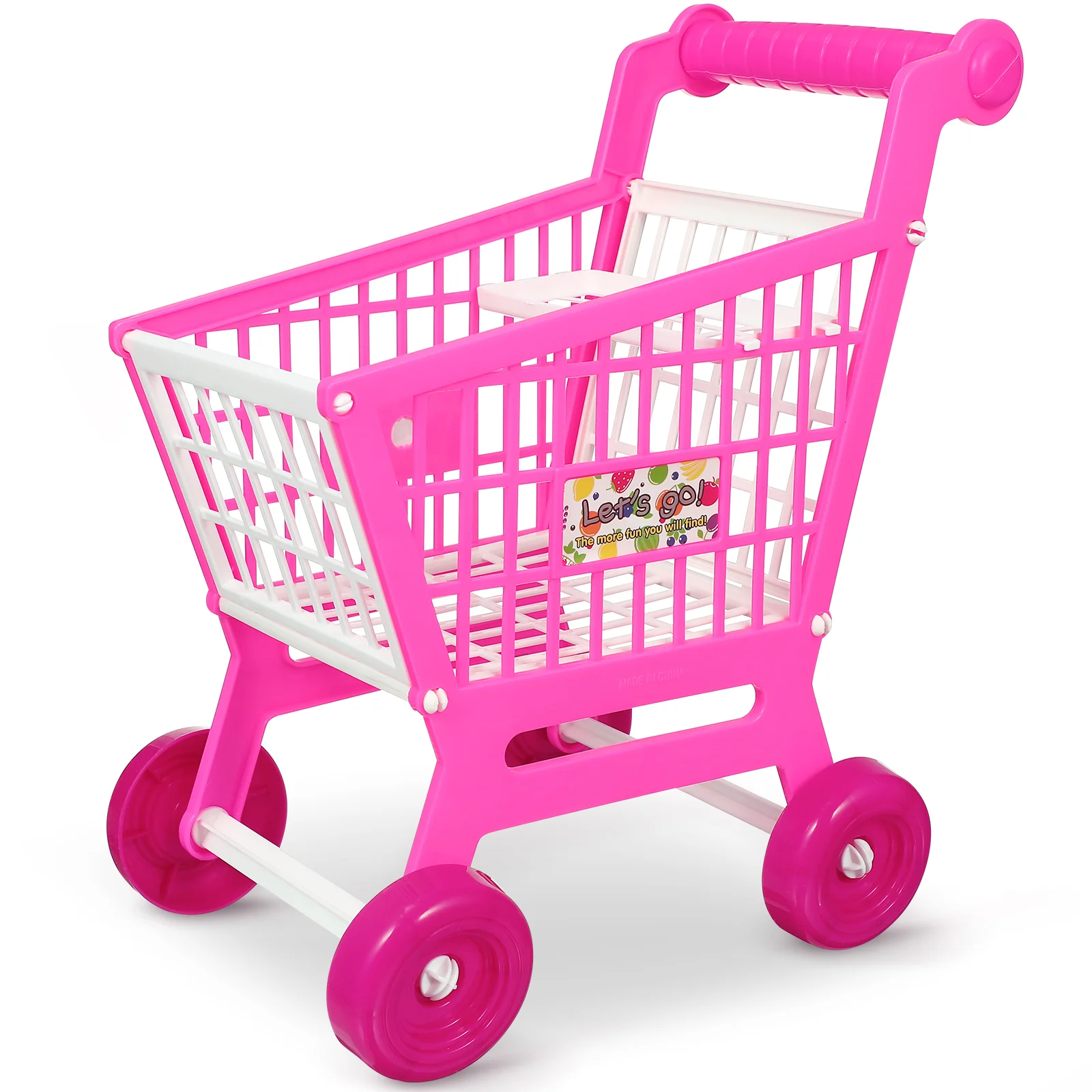 

Pretend Toy Grocery Cart Toddler Kids Shopping Carts Plastic Mini Toys Toddlers Infans Stroller Vans