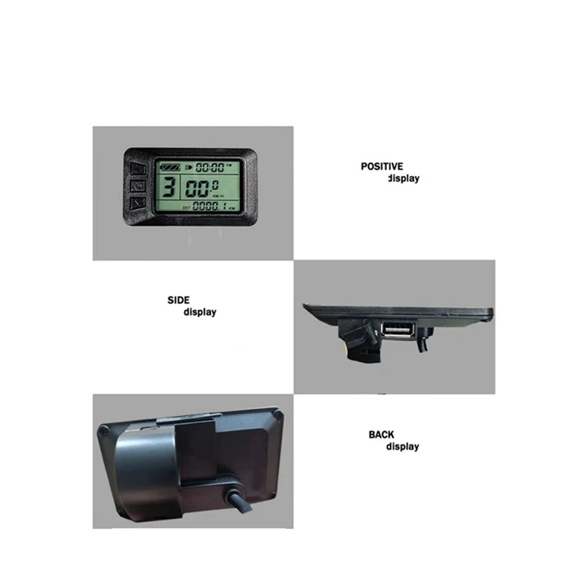 Комплект контроллера синусоидальной волны KT 30A LCD7U ЖК-дисплей прибора подходит