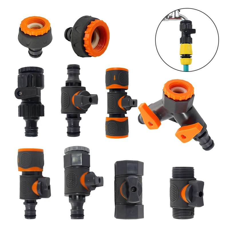 

Быстроразъемный шланг с клапаном ВКЛ./ВЫКЛ., 1/2 дюйма, 3/4 дюйма, 1 дюйм