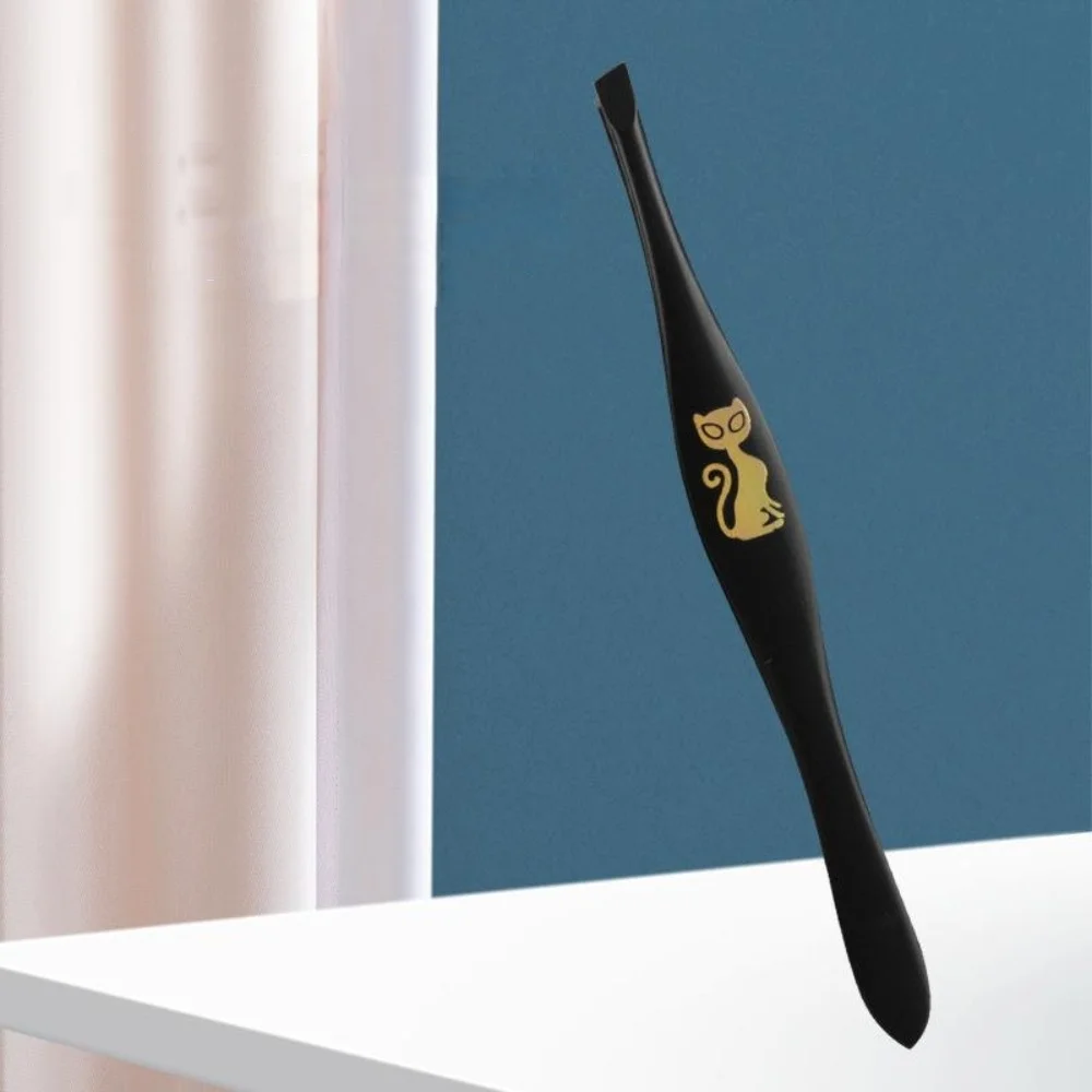 Наклонные пинцеты в форме щипцов для волос с мультяшным котом аэрозольная краска