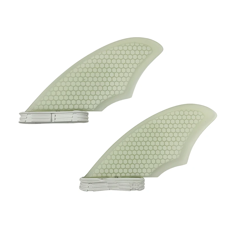 UPSURF FCS 2 белые сотовые плавники шт./компл. двойные ласты Quillas для серфинга вкладки