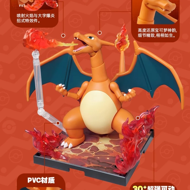 Фото BLOKEES Pokémon Greninja Charizard Snorlax игрушечная модель сборка украшение для рабочего стола коллекционные подарки игрушка для детей №4