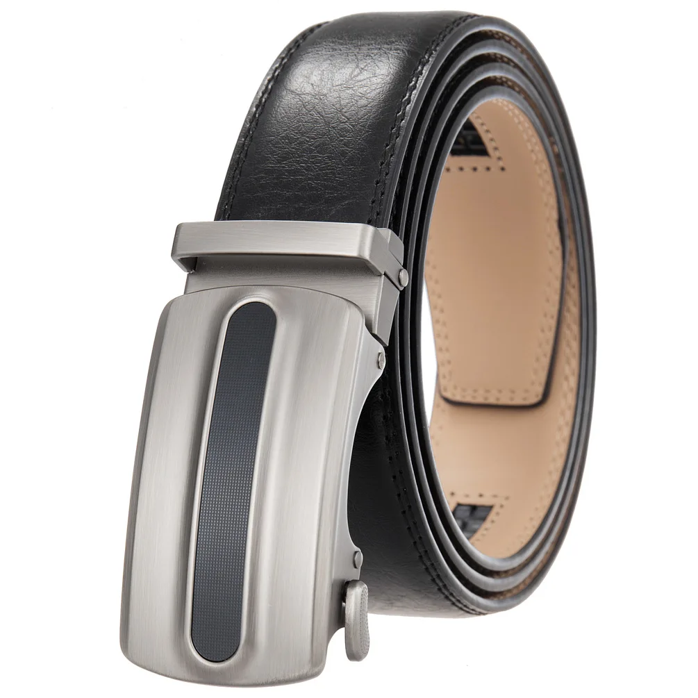 Designer belts for Men Metal Automatic Buckle Split Leather Waist belt for luxury fashion cowhide men's belt Novelty 3.5cm