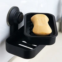 plastic soap holder soap dish draining double layer soap dishes suction cup soap box for bathroom lavatory kitchen