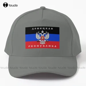 Donetsk Peoples Republic - Dpr - Dnr - Flag Baseball Cap Golf Hats Cartoon Denim Color Outdoor Cotton Caps Hip Hop Trucker Hats