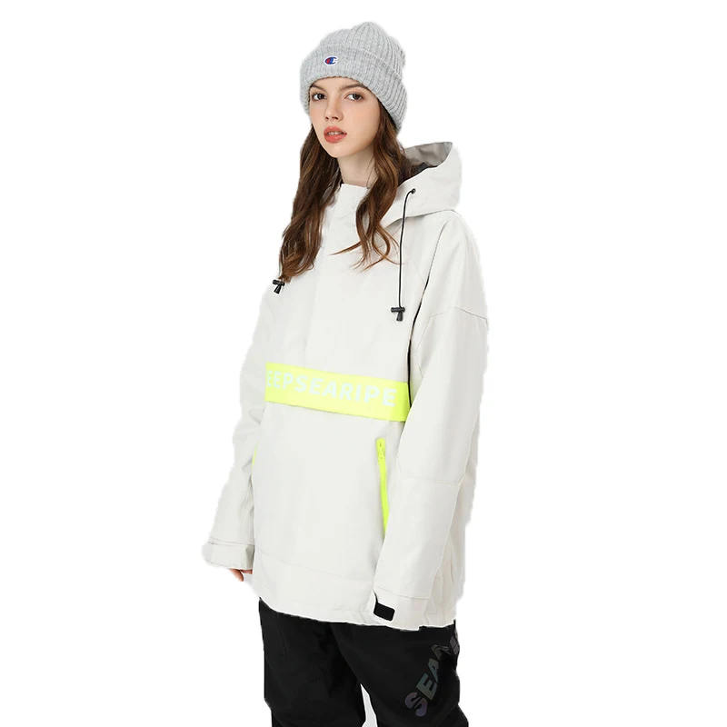 

Women's Ski Jacket Winter Warm Printing Coat Windproof Waterproof Snowboard Wear Outdoor Sports Skiing Suit for Female