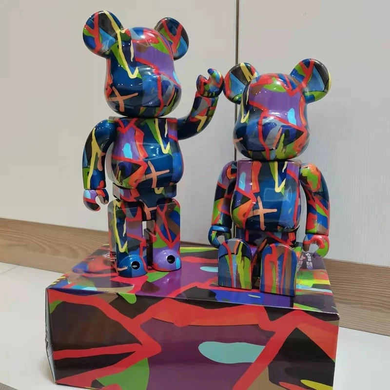 

Коллекционная игрушка Bearbrick из АБС-пластика для граффити, 28 см
