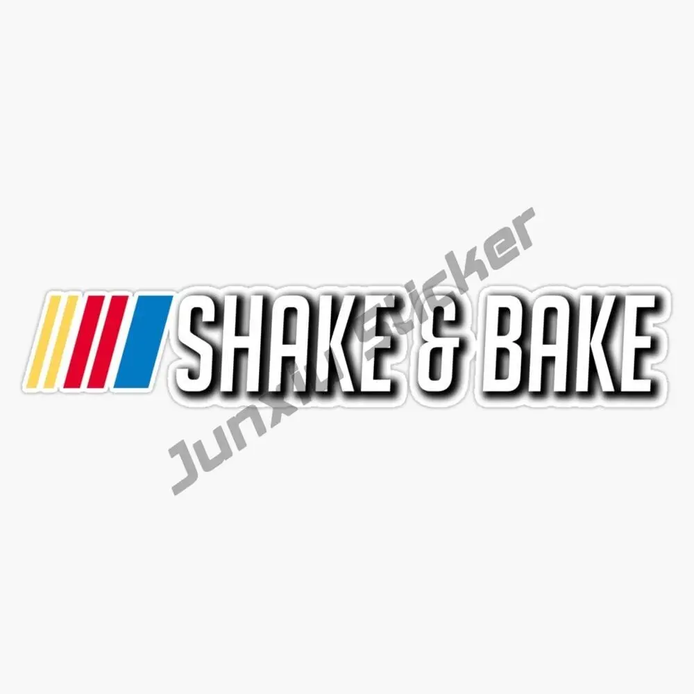 

Креативная наклейка s Shake & Bake, виниловая Водонепроницаемая наклейка, светоотражающая Серебряная наклейка, автомобильная наклейка для ноутбука, настенная наклейка KK13cm