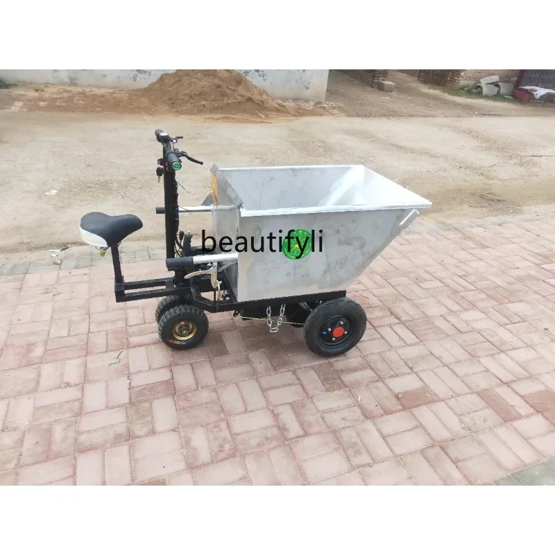 Электрический трехколесный велосипед GY из нержавеющей стали для вытягивания