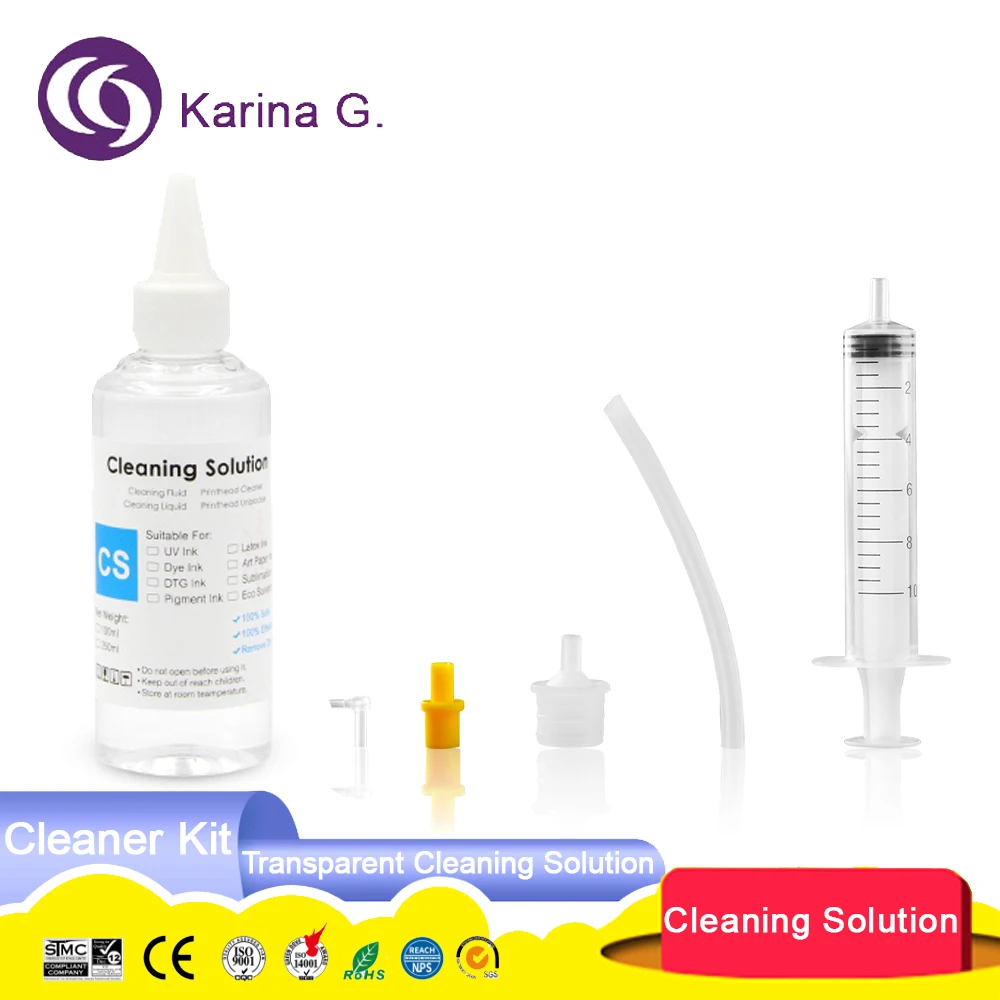 Print Head Cleaner Cleaning Solution Liquid Fluid For Hp Eps