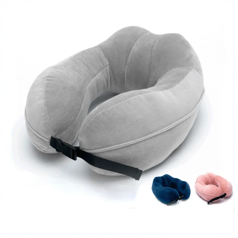 

Sleeping Pillows Crystal Velvet U Shaped Travel Neck Pillow Office Sofa Rest Nap Headrest Home Decor Gift
