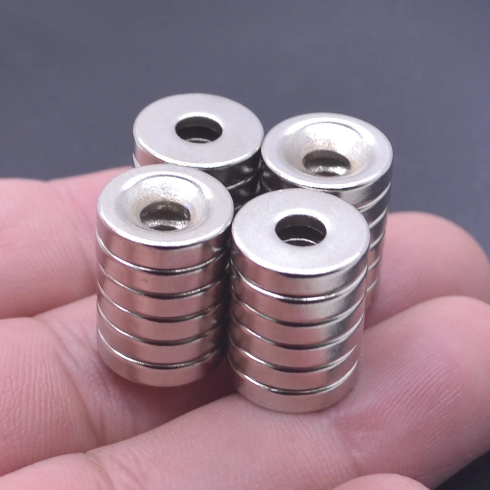 2-50 шт. новый магнит 12x3-4 отверстия неодимовый 12 мм x 3 - 4 N35 NdFeB круглый супер мощный