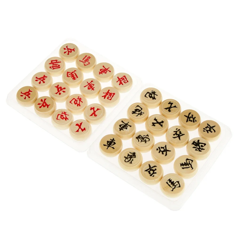 Деревянные китайские шахматы Xiangqi классические непослушные тренировочные