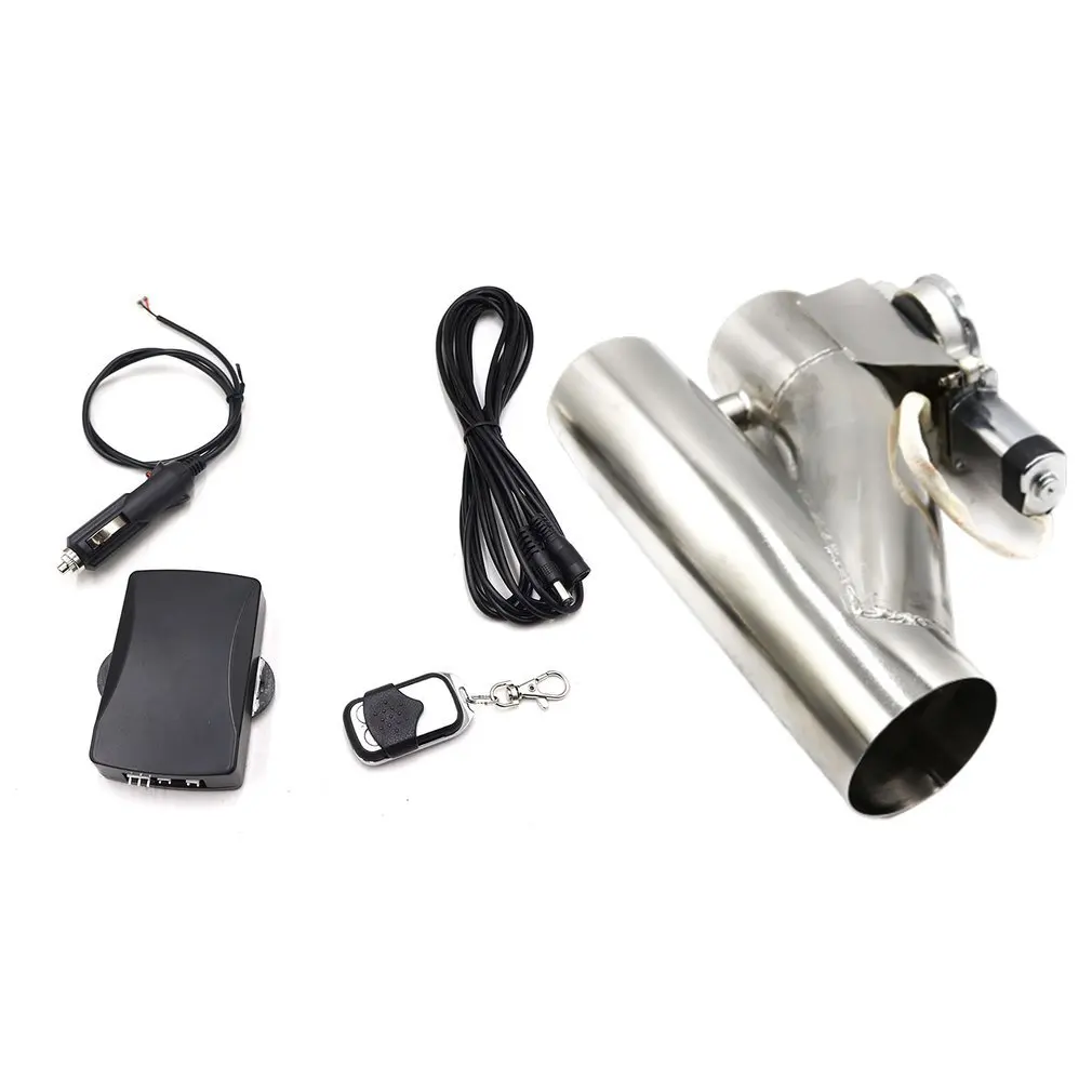 

Single Opening Integrated Y-type Exhaust Valve Electric Exhaust Downpipe Electronic Stop Valve Remote Control