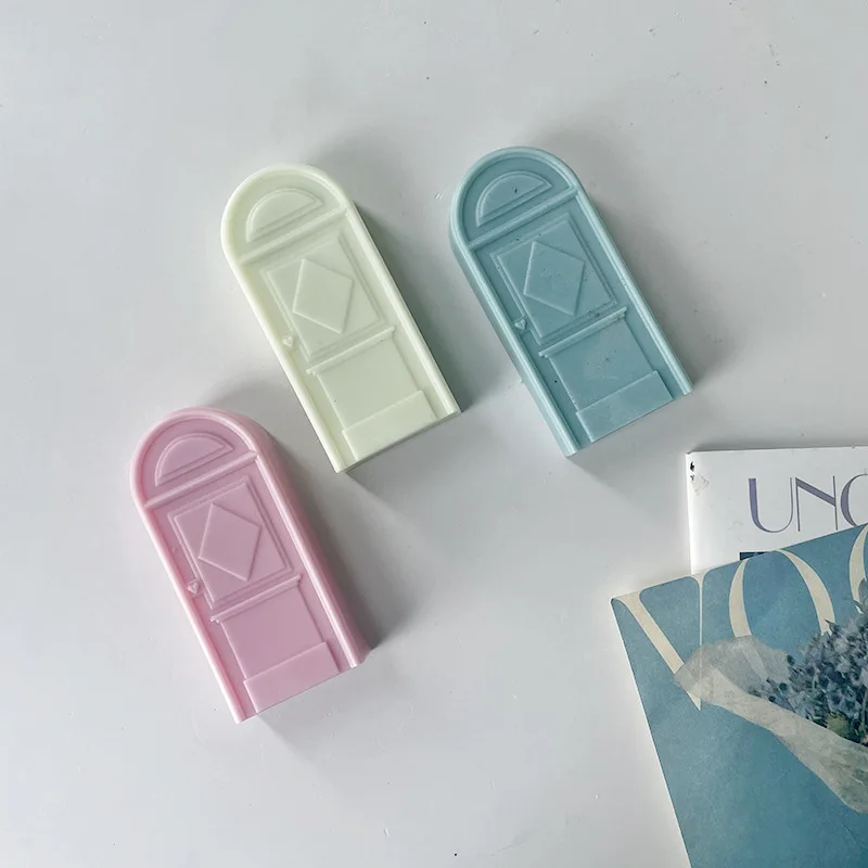 

Door Candle Mold Silicone Mold DIY Door Candle Ornament Plaster Mold