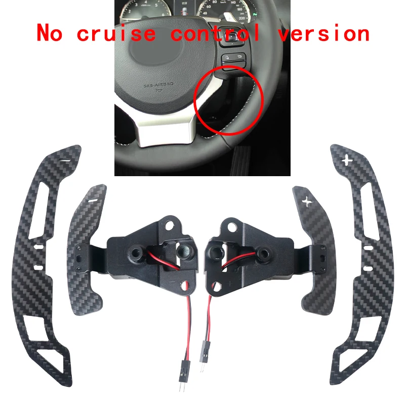 

Магнитные лепестки переключения передач из углеродного волокна, подходящие для рулевого колеса LEXUS IS NX RC Toyota 86 BRZ с магнитными лепестками переключения передач