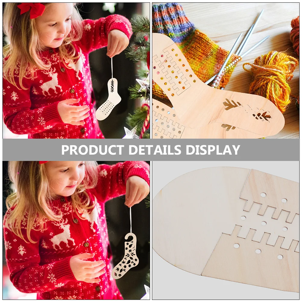 4 шт. модель для вязания носков деревянные модели ручная форма тканые чулки
