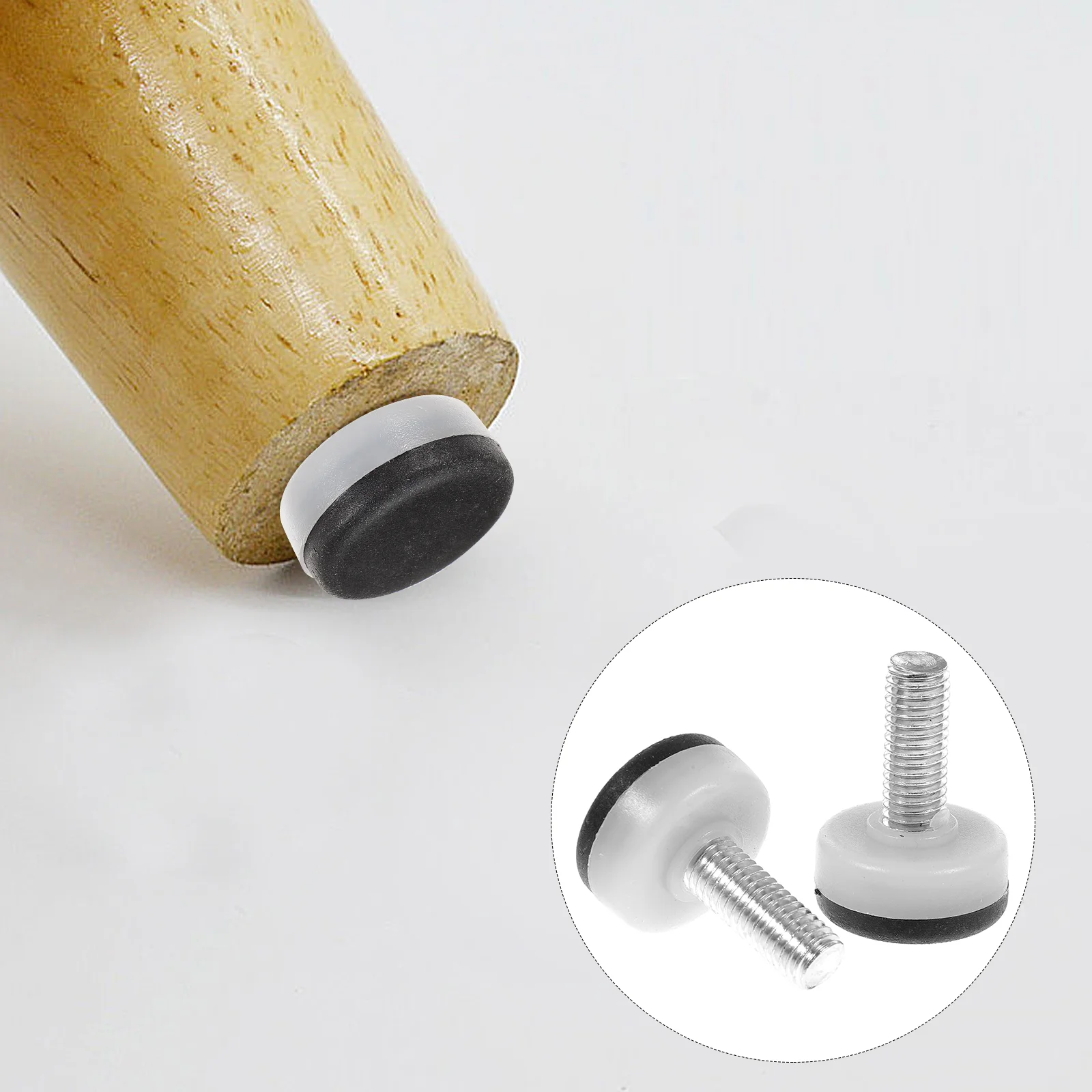 

30pcs Anti-shock Anti-skid Practical Legs For Furniture Levelers Screw On Adjustable Leg Levelers Legs For Tables