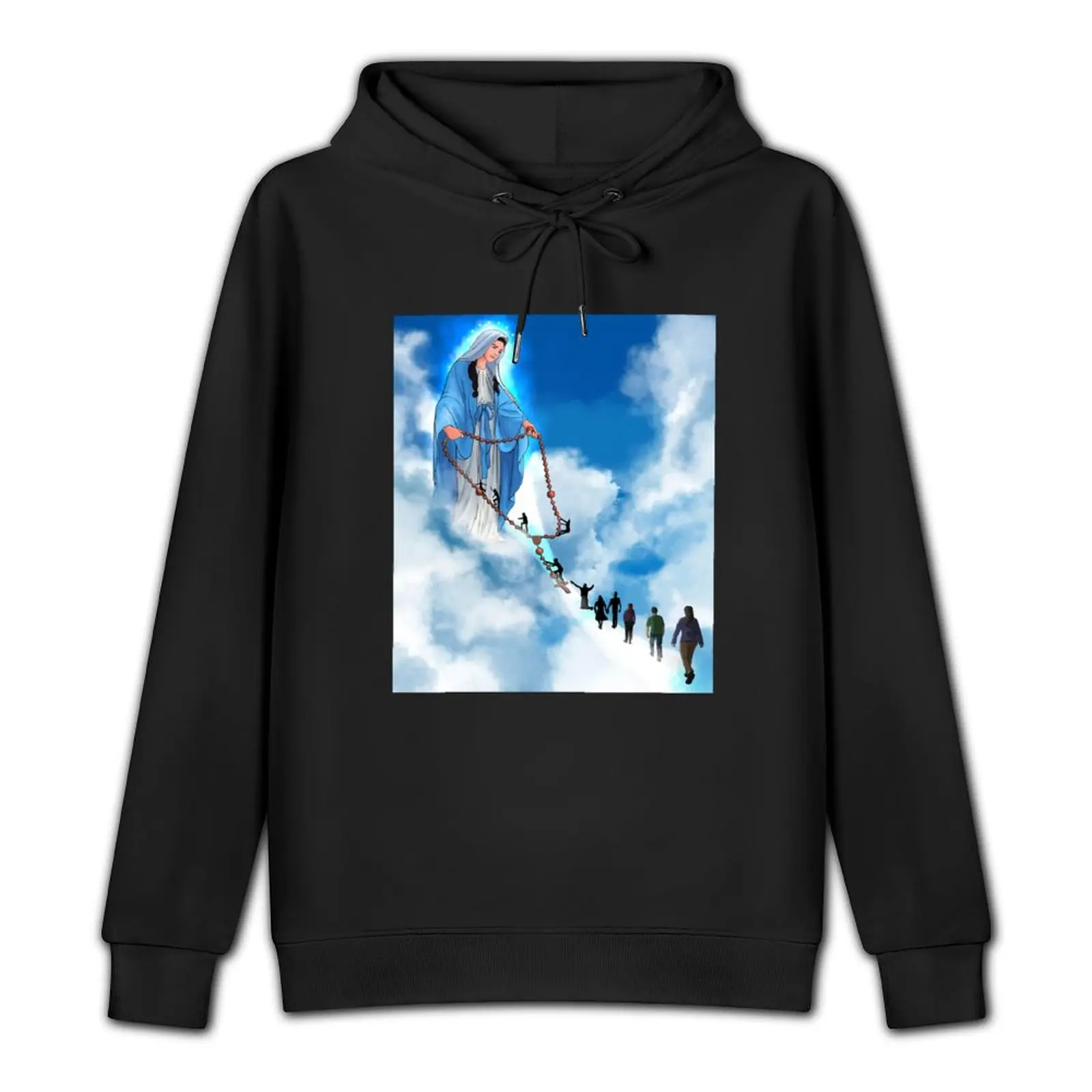 Virgin Mary Catholic Church Santa Inmaculada Maria Virgen Catolica Pullover Hoodie men wear fashion mens hoodie