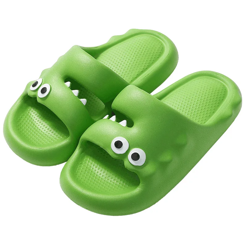2023 Cartoon slippers Summer men's home anti-skid slippers women's home cute shit feeling slippers men