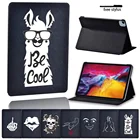 Чехол для IPad Air 4 10.9, чехол 2022 дюйма для IPad Air 5 10,9, Белый защитный чехол с рисунком, кожаный чехол-подставка + стилус