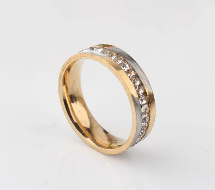 

Best Ring For Man Gift The gold color dull polish Rings For Women and Men Unisex 316L Eternity Stainless Steel Men Ring