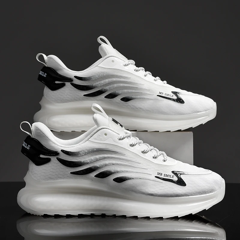 

Кроссовки мужские сетчатые, повседневная спортивная обувь, дышащие теннисные туфли, лоферы, нескользящая прогулочная обувь для бега, лето